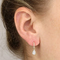 Grace gold pear drop earring