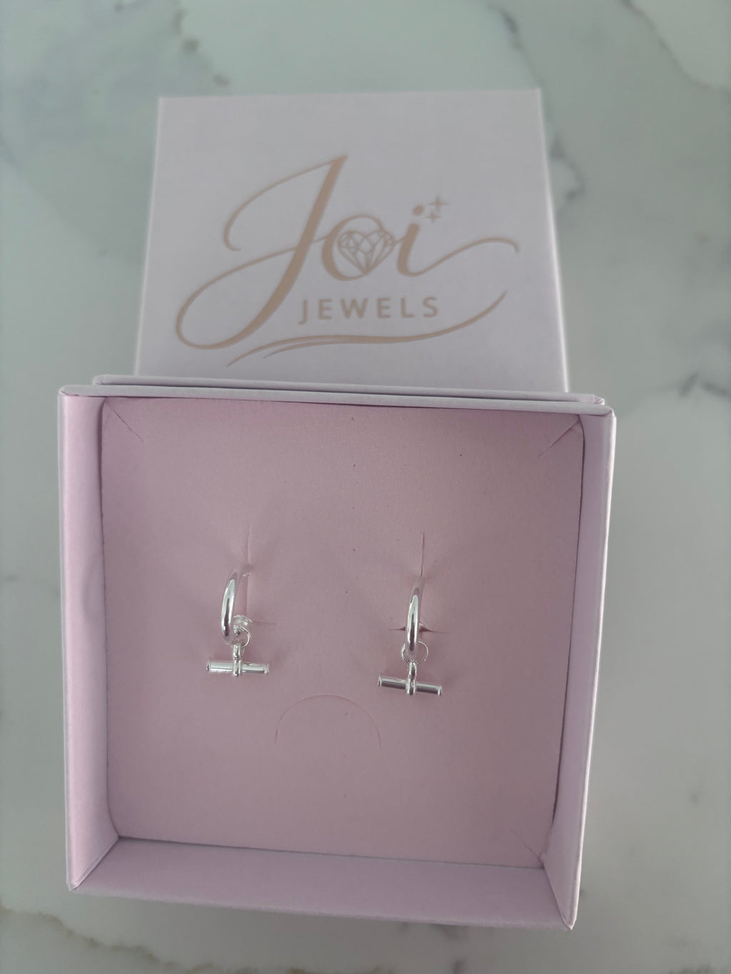 Romy Sterling Silver T-Bar Earrings