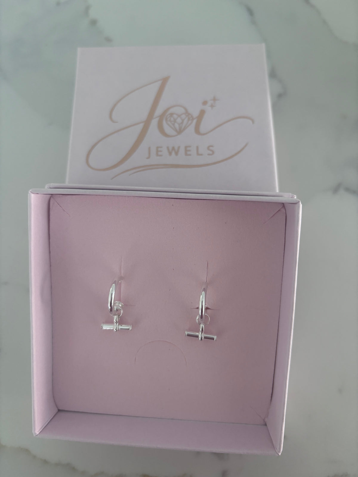 Romy Sterling Silver T-Bar Earrings