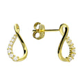 Kindred Infinity 18 Carat Gold Vermeil Earrings
