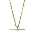 Romy Cubic Zirconia T-Bar Necklace