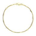 Amalfi 18ct gold vermeil sterling silver textured bracelet by Joi Jewels