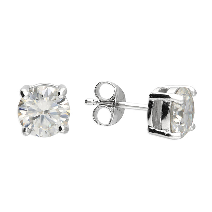 Florence Sterling Silver Moissanite Solitaire 1.25 Carat