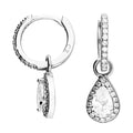 Grace pear drop sterling silver earring
